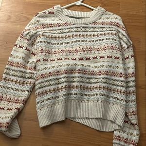 American eagle fair isle sweater